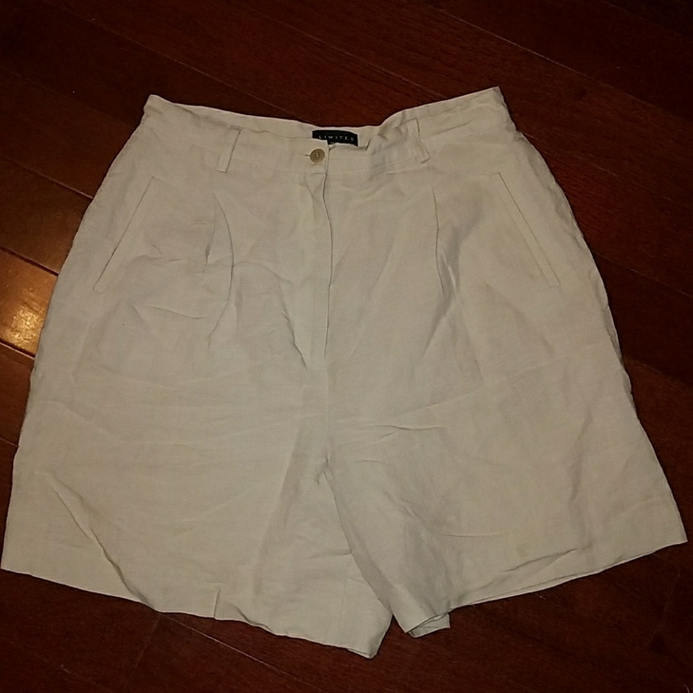 The Limited linen dress shorts fully lined 90s y2k